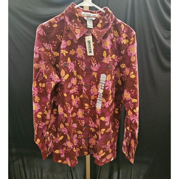 Duluth Trading Co Tops - DULUTH TRADING COMPANY WOMEN'S SIZE M FREE SWINGIN FLANNEL SHIRT NWT